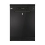 H-DISH 300 Freestanding Dishwasher, 13 Place Settings, Class C, Wi-Fi & Bluetooth, Maxi Tub, Rapid Wash & Start Delay, Black, 60x60x85 cm – HF 3C7L0B-80