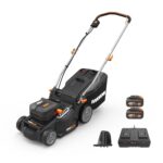 Worx WG737E 40V 37cm Cordless Lawnmower Ideal for Medium to Large Gardens