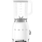 BLF03WHUK Retro 50’s Style Jug Blender with Stainless Steel Blades, 4 Speed Settings and 3 Pre-set Programs, 1.5 Litre, 800W, White