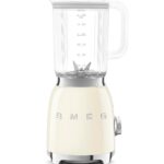 BLF03CRUK Retro 50’s Style Jug Blender with Stainless Steel Blades, 4 Speed Settings and 3 Pre-set Programs, 1.5 Litre, 800W, Cream