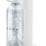 SKC01WHM Soda Maker, Non-Slip Feet, Space Saving Design, 800ml, Matte White