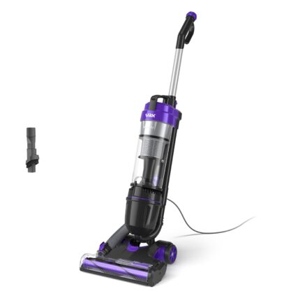 Vax Mach Air Corded Upright Bagless Vacuum Cleaner, Lightweight, Handheld Tool Attachments for Hair, Car, Upholstery, Bed, Mattress, Home cleaning, 820W, 4.9kg, Purple, UCA1GEV1