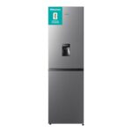 RB327N4WCE 55cm Freestanding 50/50 Fridge Freezer – 256 litre capacity – Total No Frost – Non-plumbed Water Dispenser – Silver – E Rated, H182.4 x W55 x D55.6 (cm)