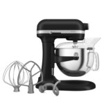 Artisan 5KSM60SPX 5.6L Bowl-Lift Stand Mixer, 11 Speeds & Soft Start, Heavy Duty Full Metal Construction, Kneads 3.7kg Dough, Makes 11 Dozen Cookies, Matte Black