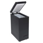 CHF60B Black Chest Freezer with Removable Wire Basket