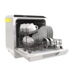 Table Top Dishwasher for 5 Place Settings (5L Tank), Countertop Dishwasher with 6 Programmes Including 360° Spray Arms | Hot – Air Drying | Energy Class D | No…