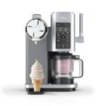 CREAMi Scoop and Swirl Soft Serve and Ice Cream Maker with 2x Tubs, 13 Functions, Makes Ice Cream, Soft Serve, Gelato, Sorbet, Milkshakes and More, Mix-In Option, Platinum…