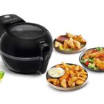 Actifry Extra Black FZ7228 Healthy Air Fryer, 1.2 kg Capacity for up to 6 People, Low Oil, Odourless, 300 Recipes
