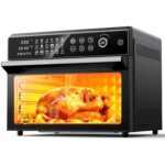 30L Air Fryer Oven, 18 in 1 Presets Dual-Cook Function Air Fryer, 360°Hot Air Circulation Technology/Digital Knob/LED Touch Panel/Timer & Temperature Control, Oil-Less Cooking,…
