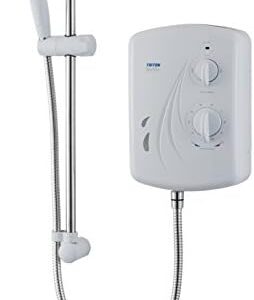 Triton Seville Electric Shower Electric Shower 10.5KW with Instant Hot Water – White