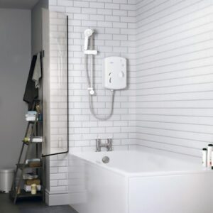Triton Seville Electric Shower Electric Shower 10.5KW with Instant Hot Water – White - Image 4