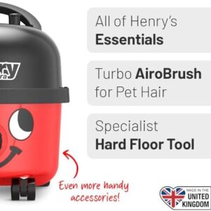 Henry Xtra Bagged Cylinder Vacuum Bagged Cylinder Vacuum Cleaner 6L 620W – Red - Image 4