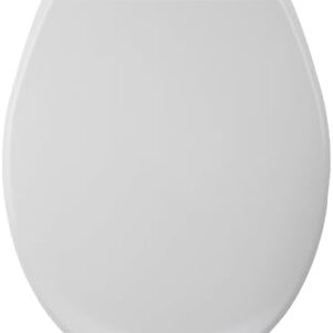 Croydex Constance Flexi-Fix Toilet Seat Soft Close Toilet Seat with Quick Release & Adjustable Hinges – White