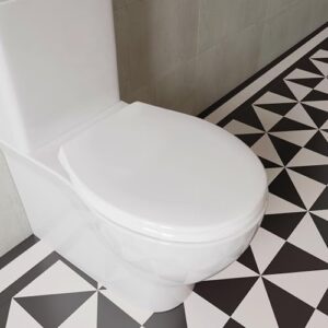Croydex Constance Flexi-Fix Toilet Seat Soft Close Toilet Seat with Quick Release & Adjustable Hinges – White - Image 5