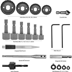 Terratek 246pc Drill Bit Set 246-Piece HSS Titanium Drill & Screwdriver Bit Set with Case - Image 5