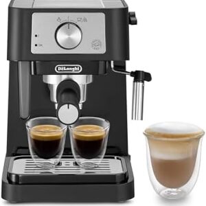 De'Longhi Stilosa EC260.BK Espresso Machine 15-Bar Espresso Coffee Maker with Cappuccino System – Black