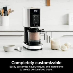 Ninja CREAMi Ice Cream Maker NC300 Ice Cream Maker with 5 One-Touch Programs – White - Image 6